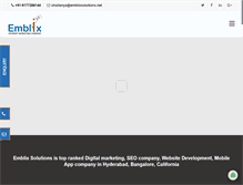 Tablet Screenshot of emblixsolutions.com